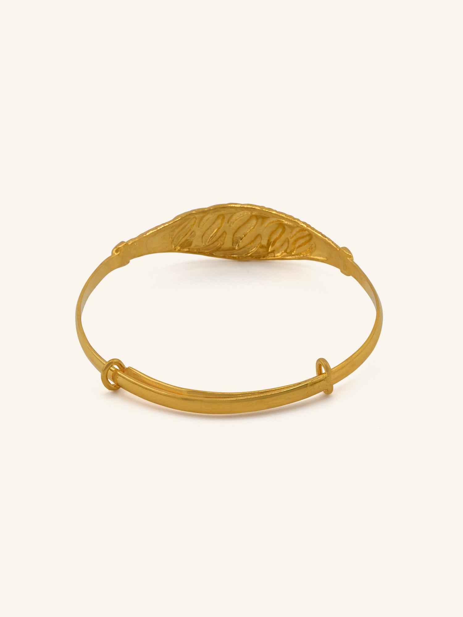 22ct Gold Adjustable Baby Bangle