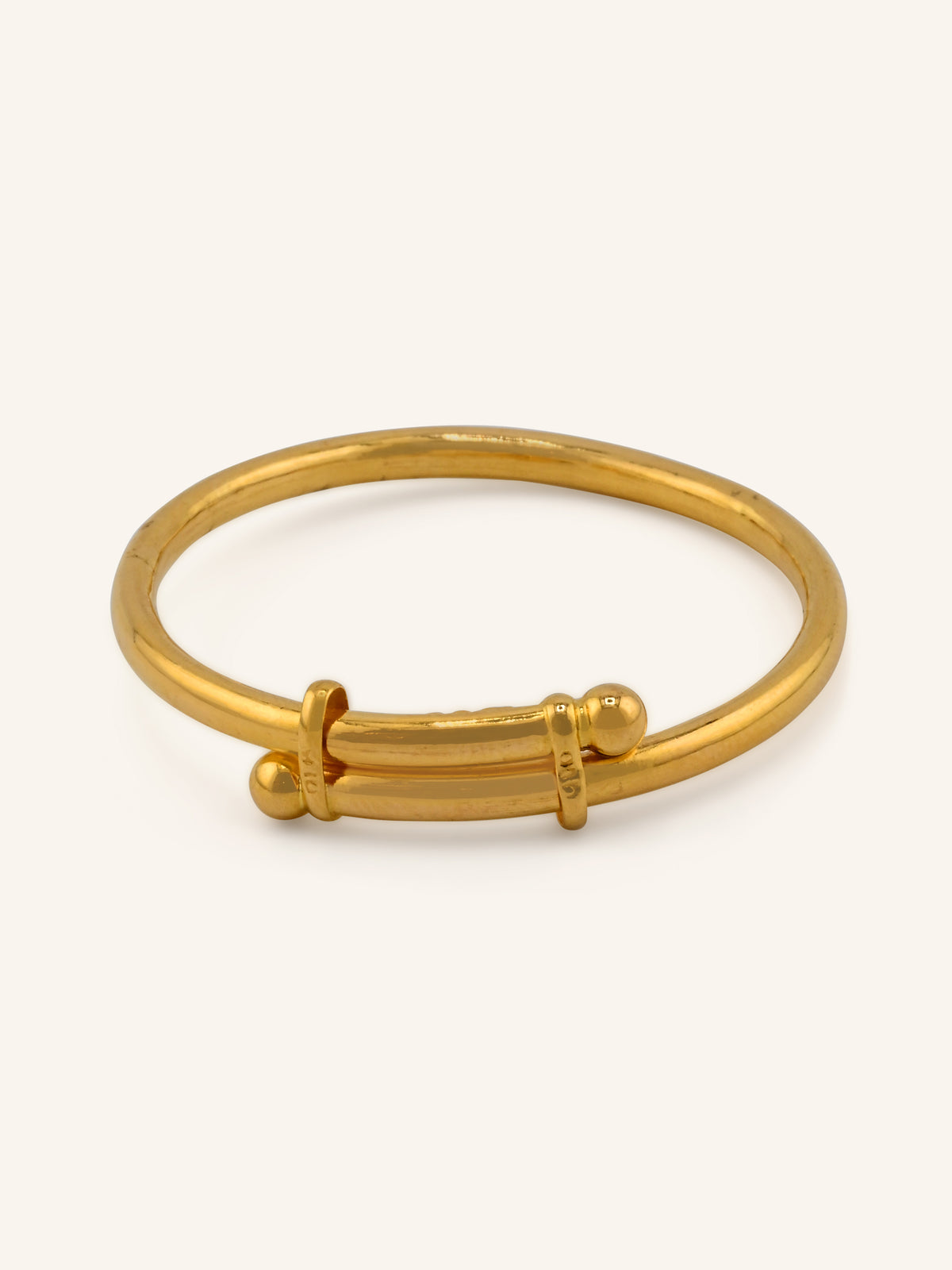 22ct Gold Adjustable Pair Baby Bangle