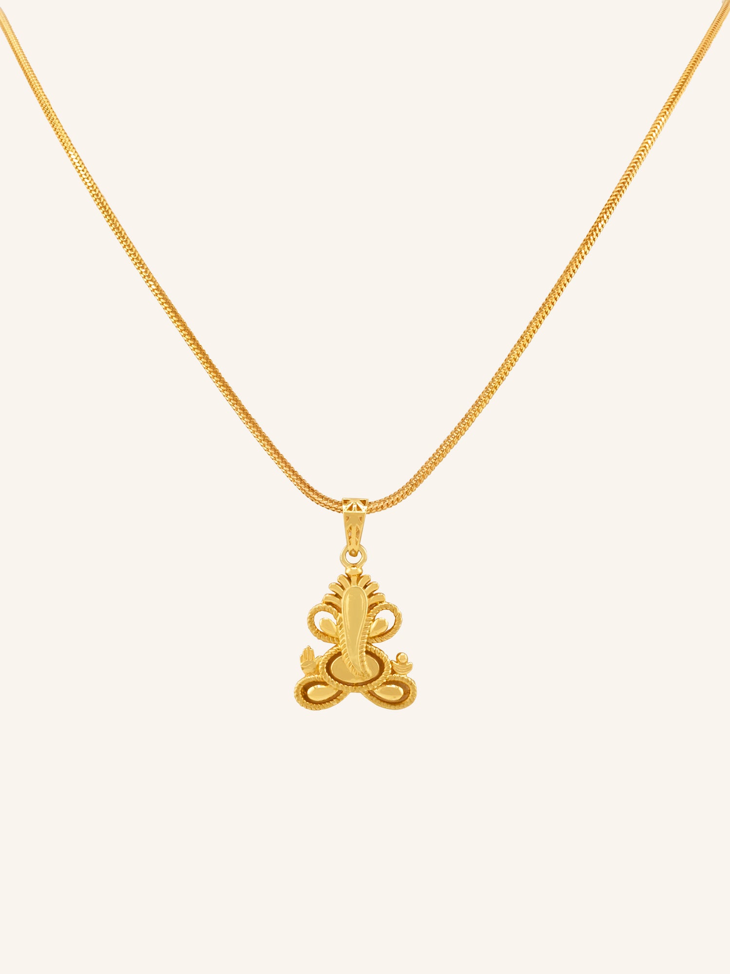 22ct Gold Ganesha Pendant