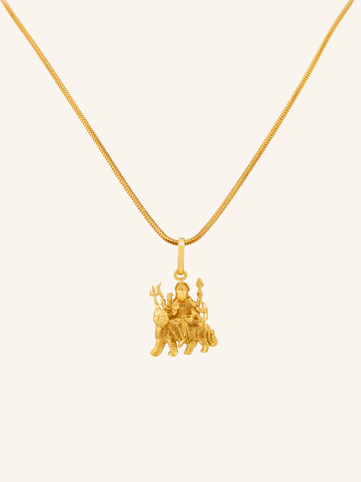 22ct Gold Durga Mataji Pendant