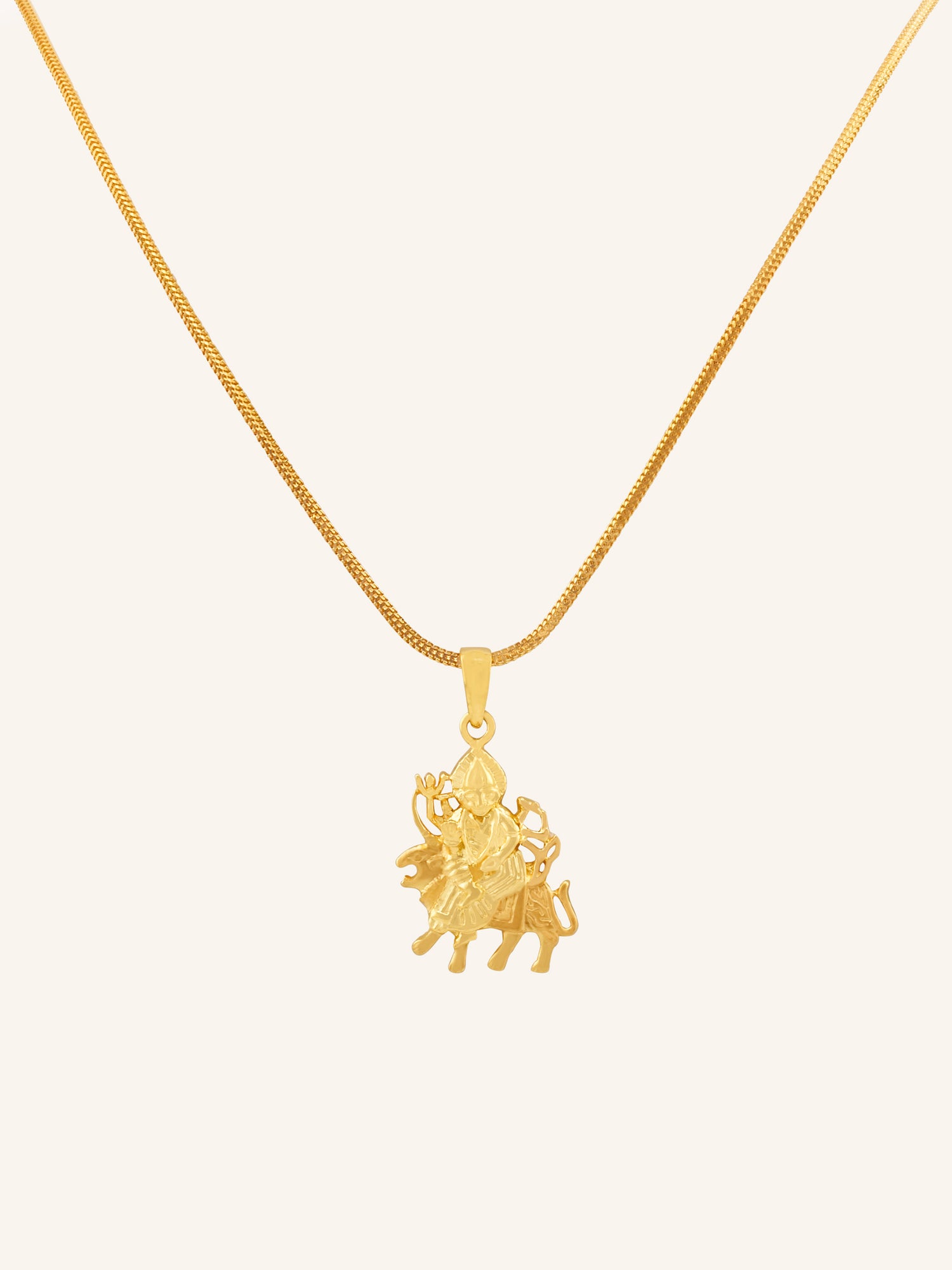 22ct Gold Durga Mataji Pendant