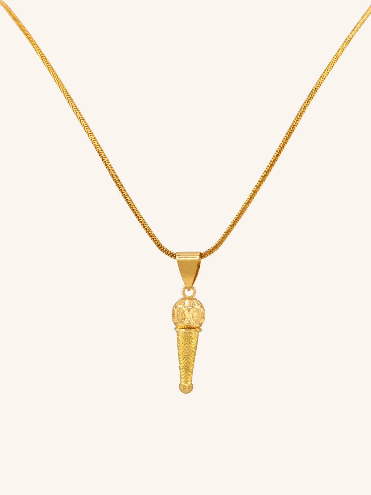 22ct Gold Gada Pendant