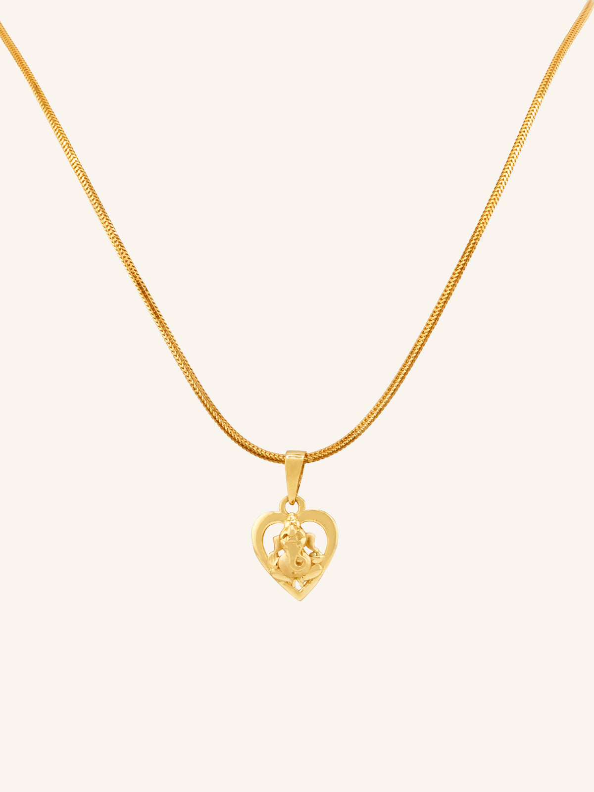 22ct Gold Ganesha Pendant