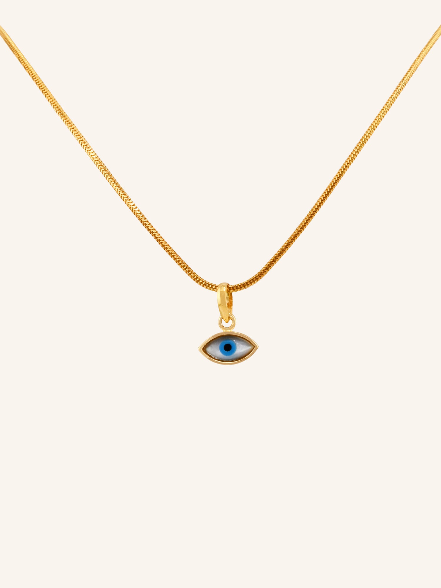 22ct Gold Evil Pendant