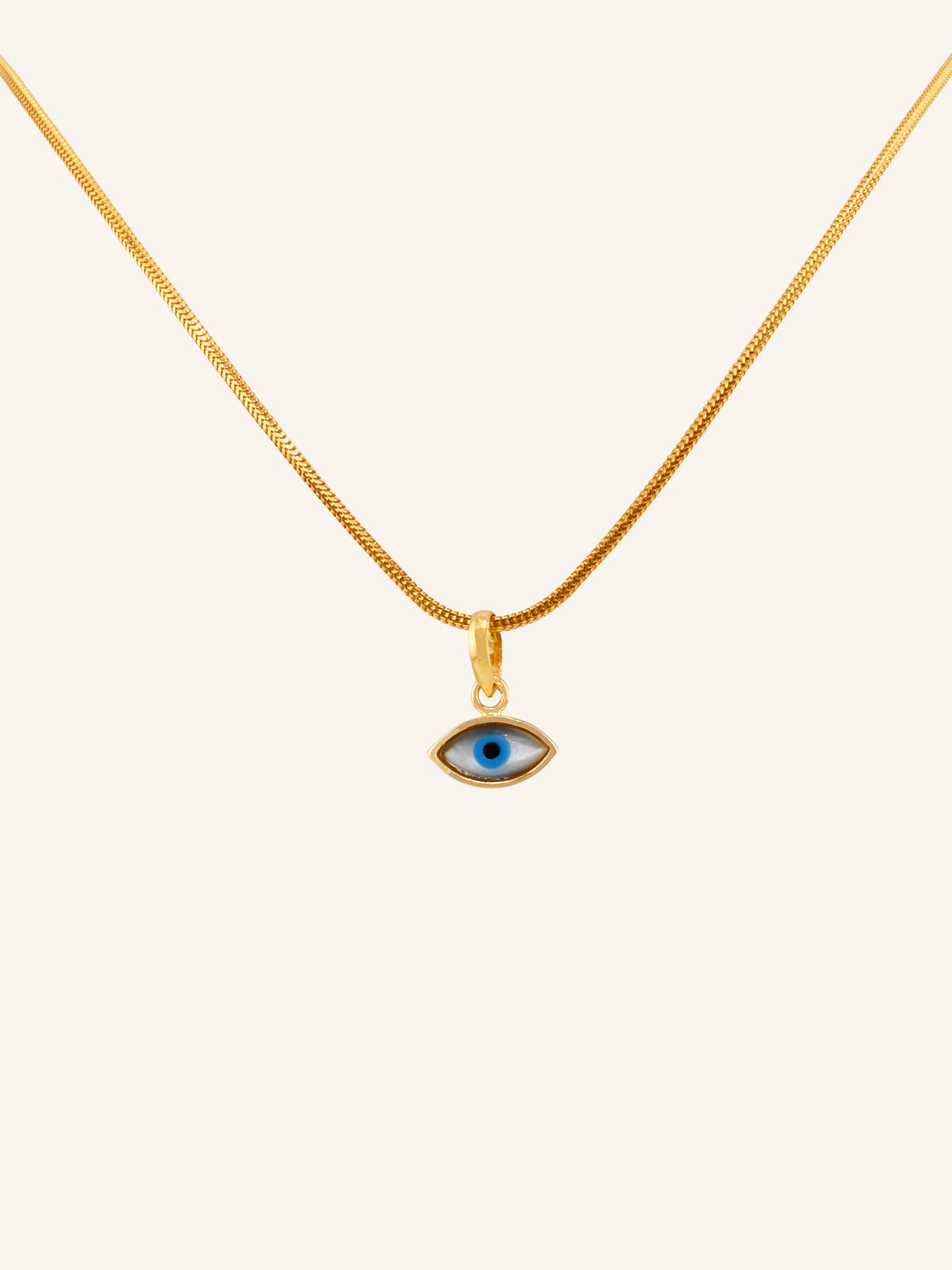 22ct Gold Evil Pendant