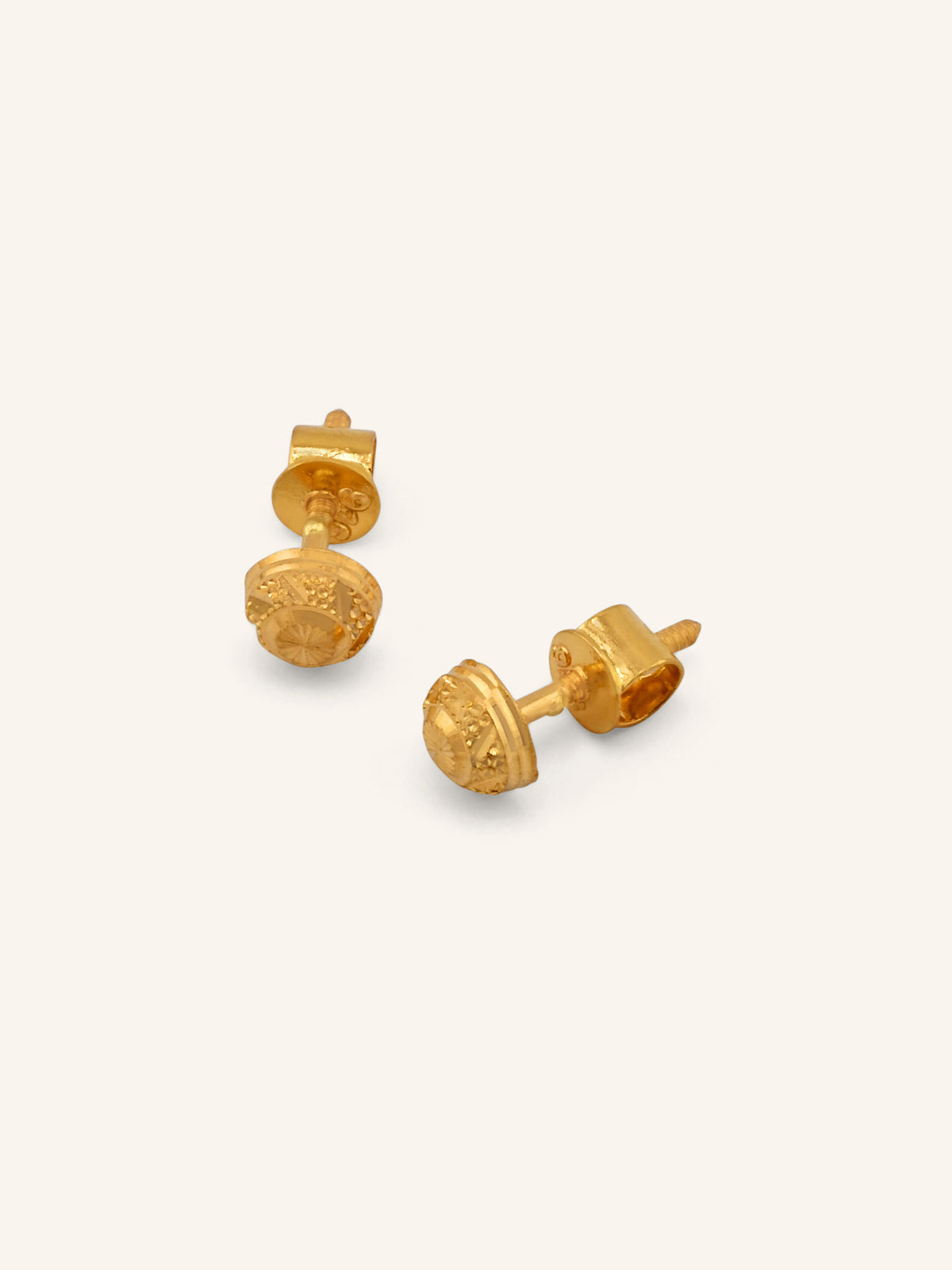 22ct Gold Ball Pendant Set