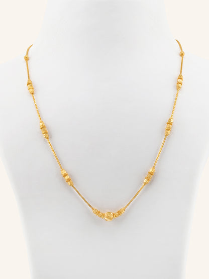 22ct Gold Ball Mala Chain