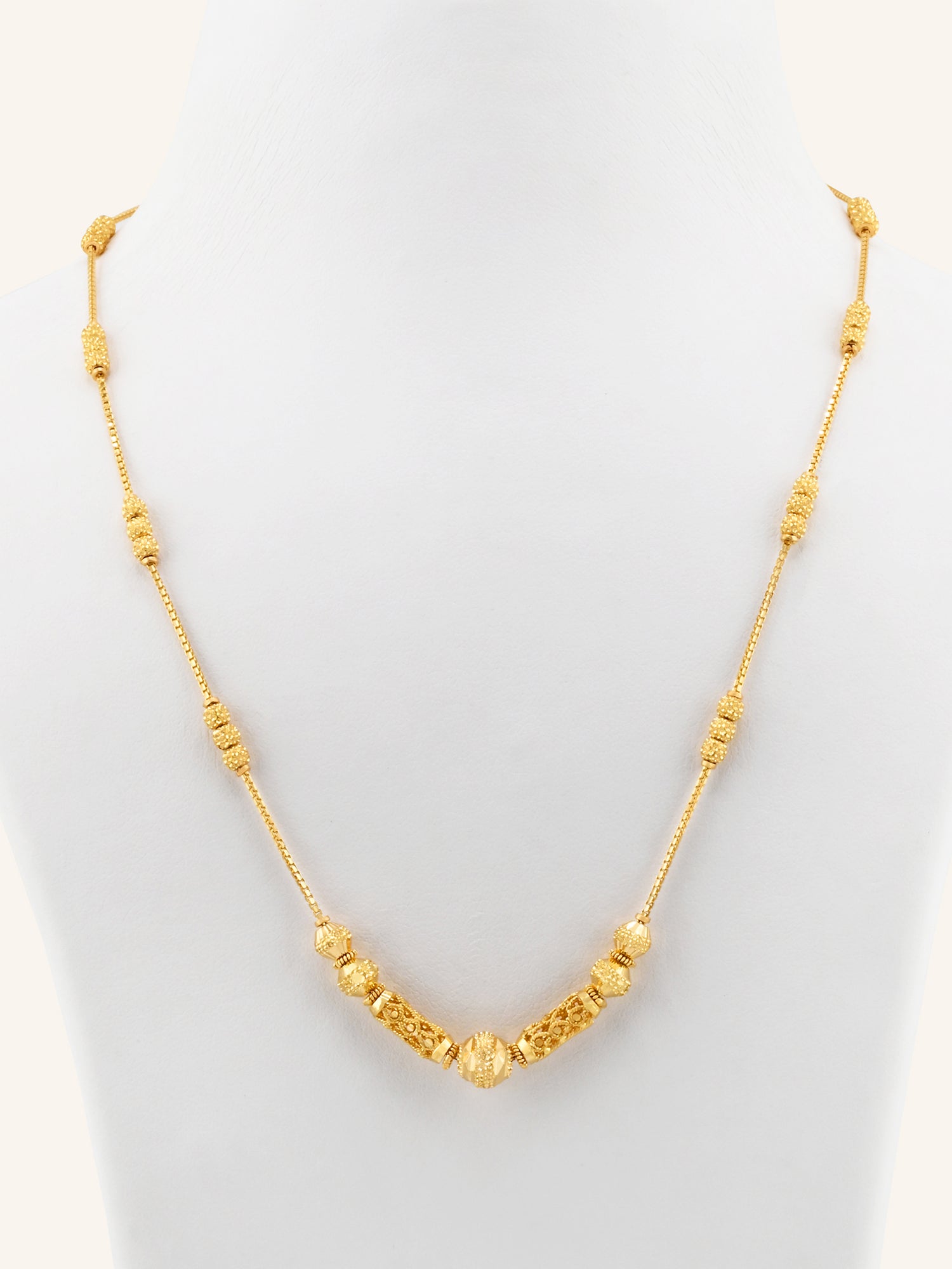 22ct Gold Ball Mala Chain