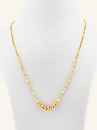 22ct Gold Ball Mala Chain