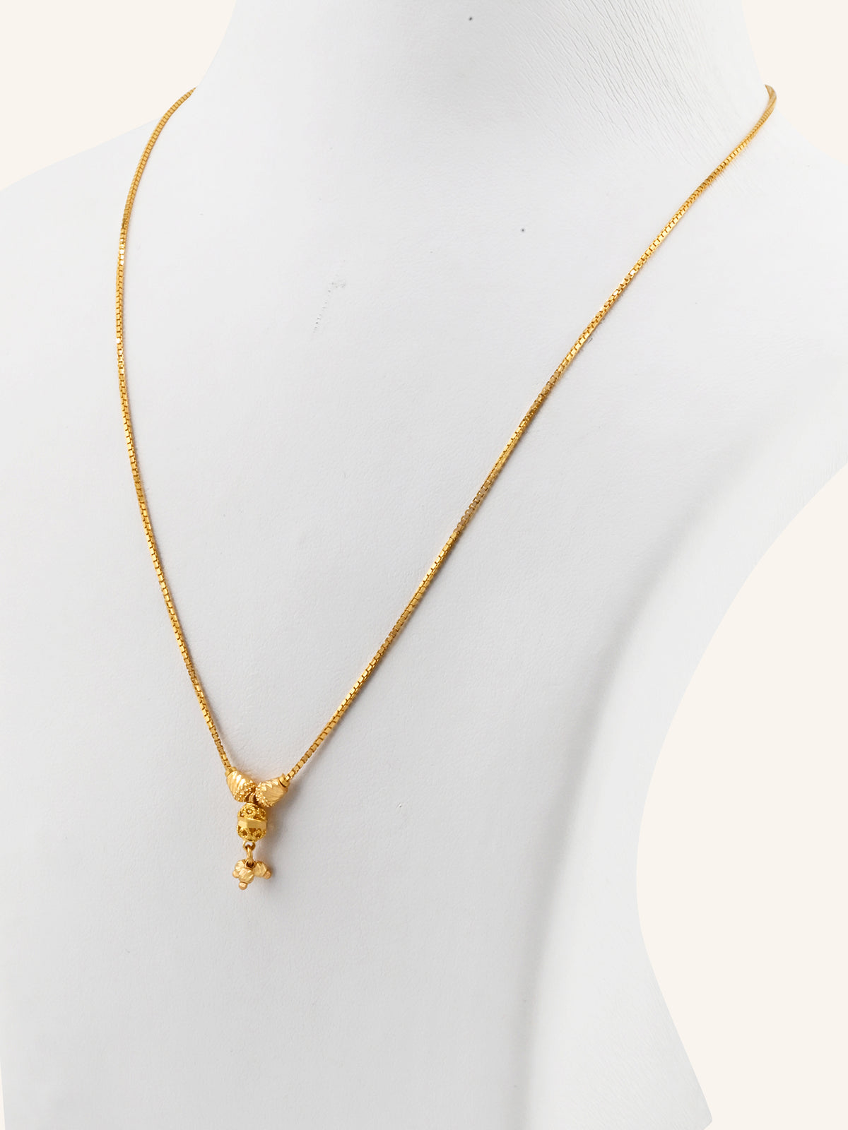 22ct Gold Ball Fancy Chain