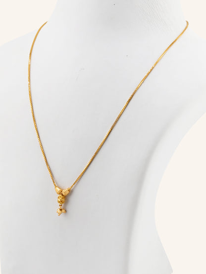 22ct Gold Ball Fancy Chain