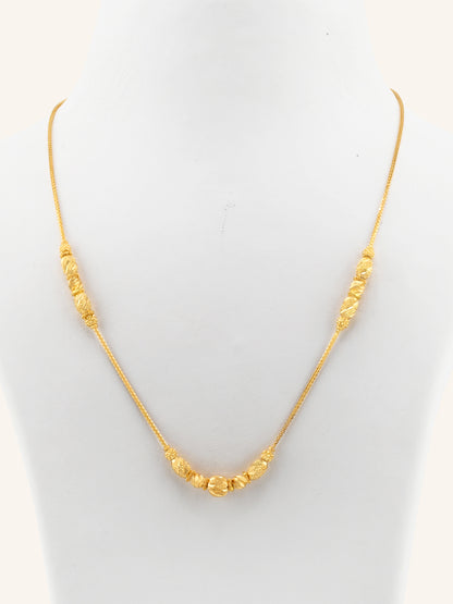 22ct Gold Ball Mala Chain