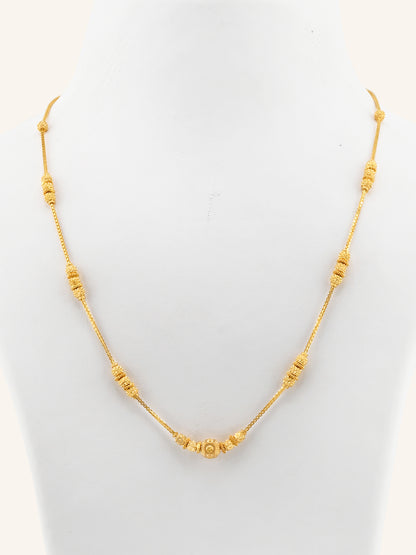 22ct Gold Ball Mala Chain