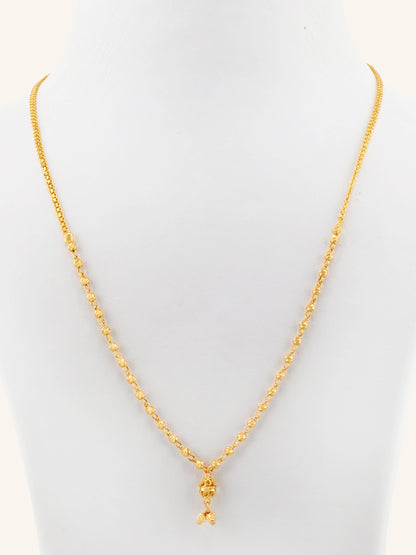 22ct Gold Ball Mala Fancy Chain