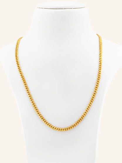 22ct Gold Curb Chain - 45 cm
