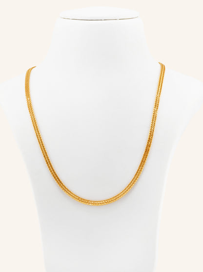 22ct Gold Flat Chain - 45 cm