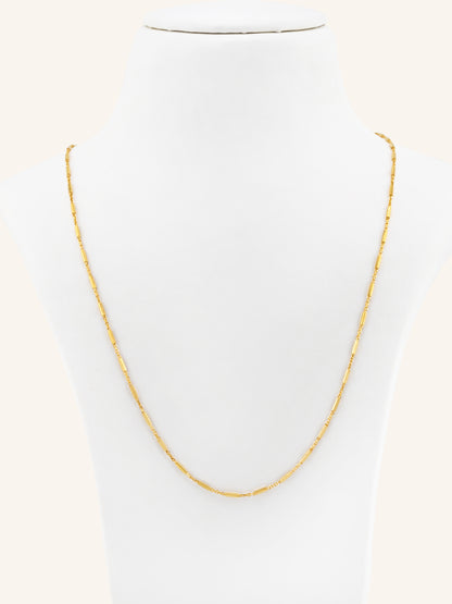 22ct Gold Thin Chain - 50 cm