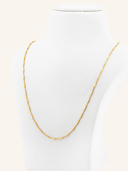22ct Gold Thin Chain - 50 cm