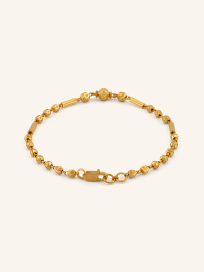 22ct Gold Ball Bracelet
