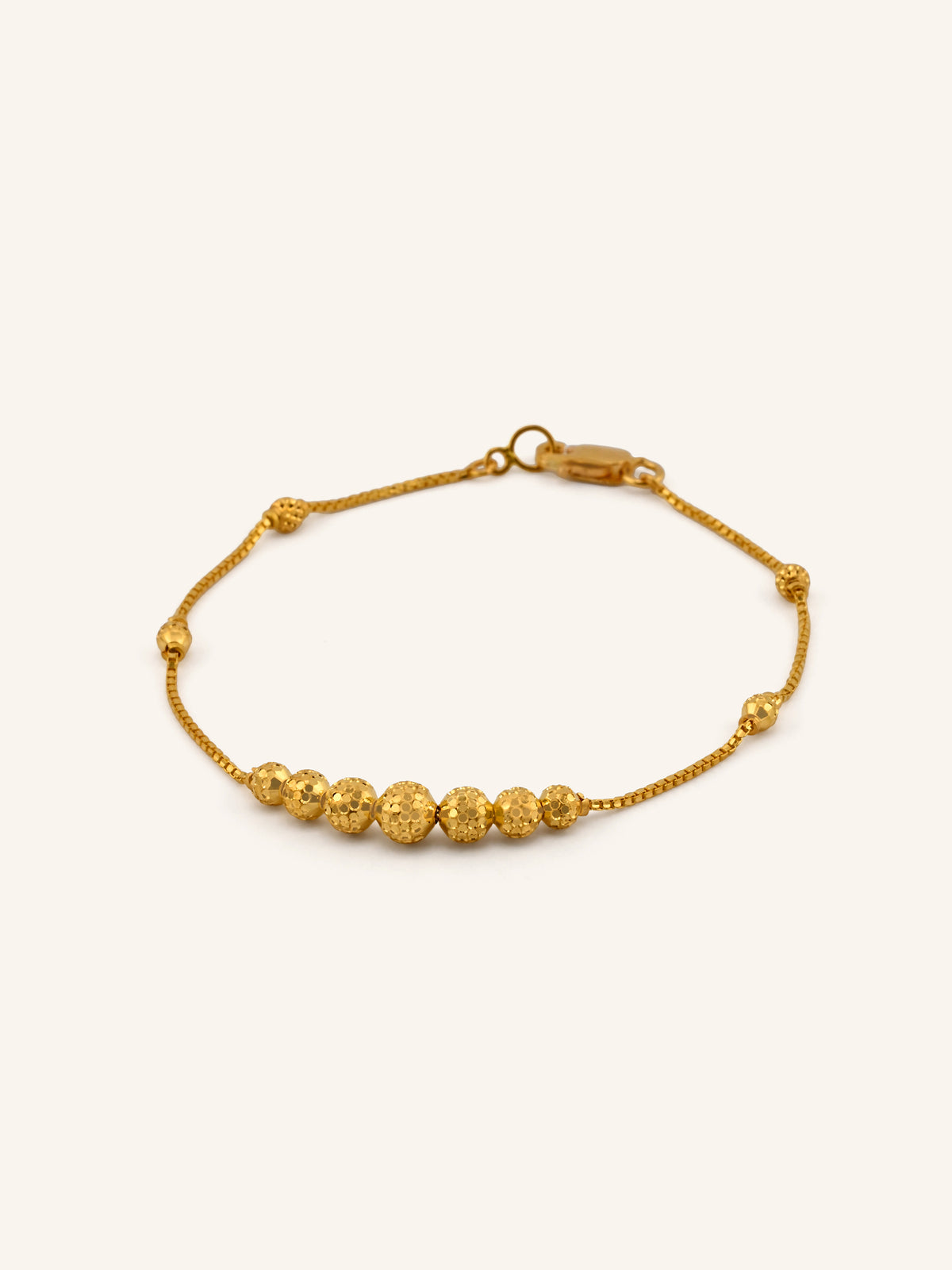 22ct Gold Ball Bracelet