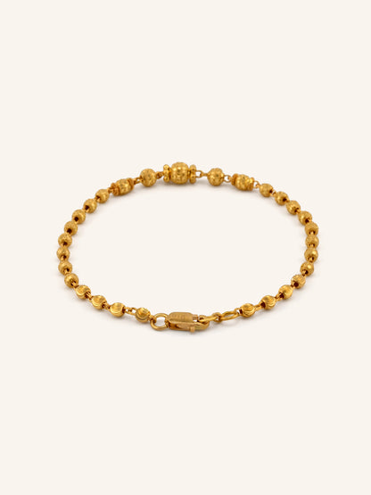 22ct Gold Ball Bracelet