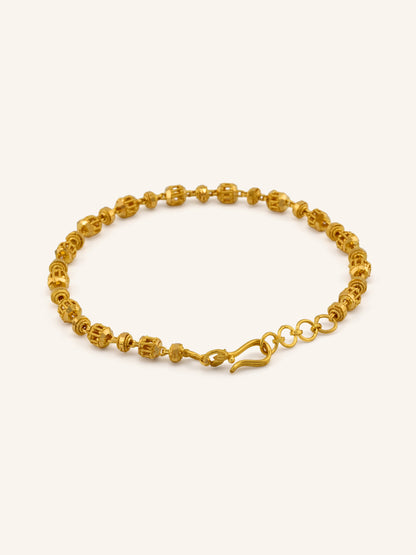 22ct Gold Ball Bracelet