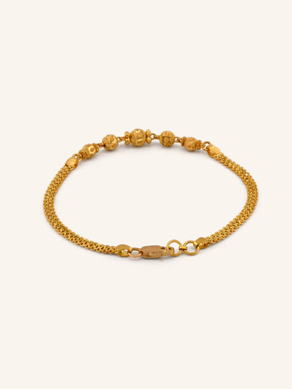 22ct Gold Ball Bracelet