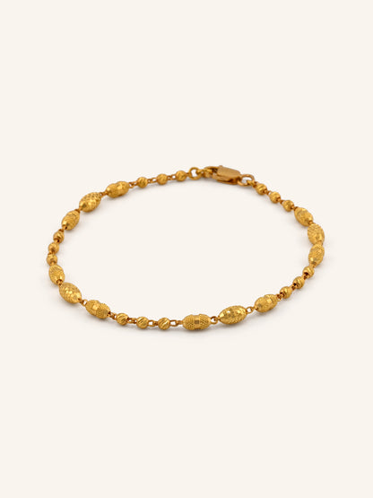 22ct Gold Ball Bracelet