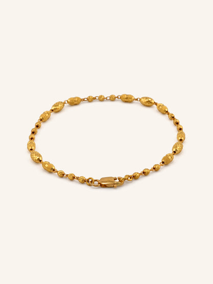 22ct Gold Ball Bracelet