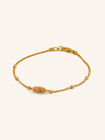 22ct Gold Ball Bracelet