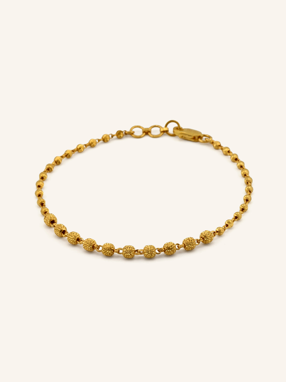 22ct Gold Ball Bracelet