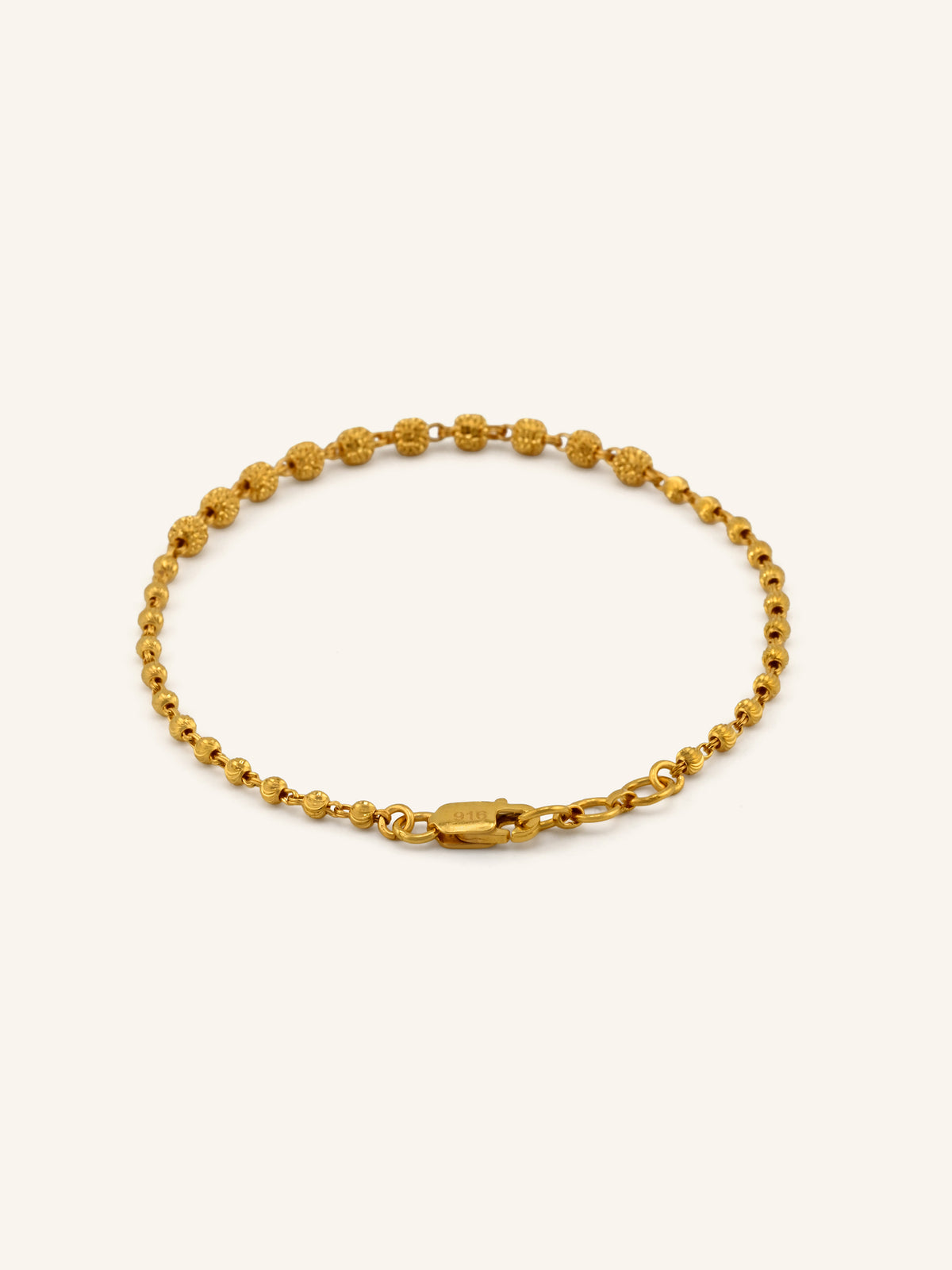 22ct Gold Ball Bracelet