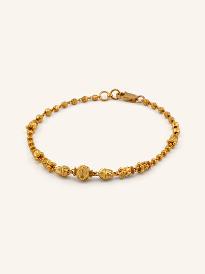 22ct Gold Ball Bracelet