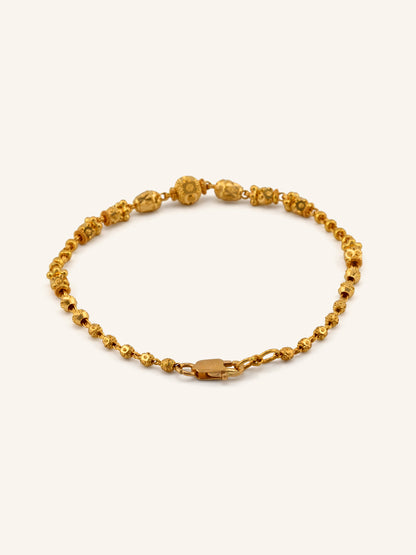 22ct Gold Ball Bracelet