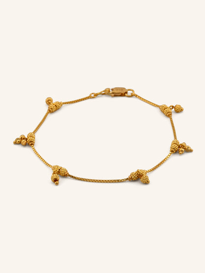 22ct Gold Charms Bracelet