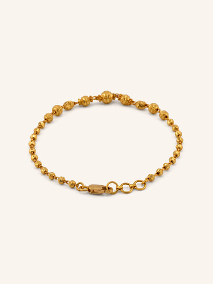 22ct Gold Ball Bracelet