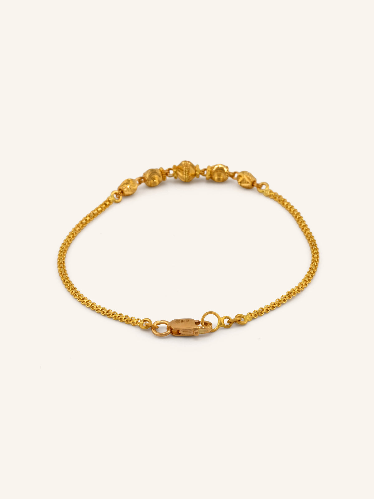 22ct Gold Ball Bracelet