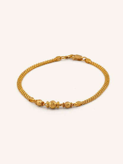 22ct Gold Ball Bracelet