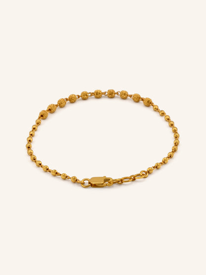 22ct Gold Ball Bracelet