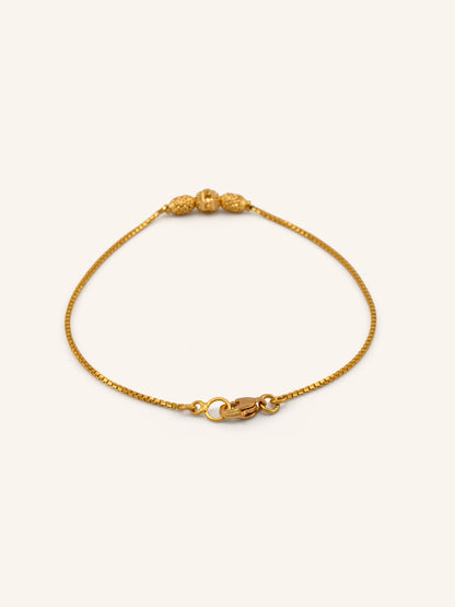 22ct Gold Ball Bracelet