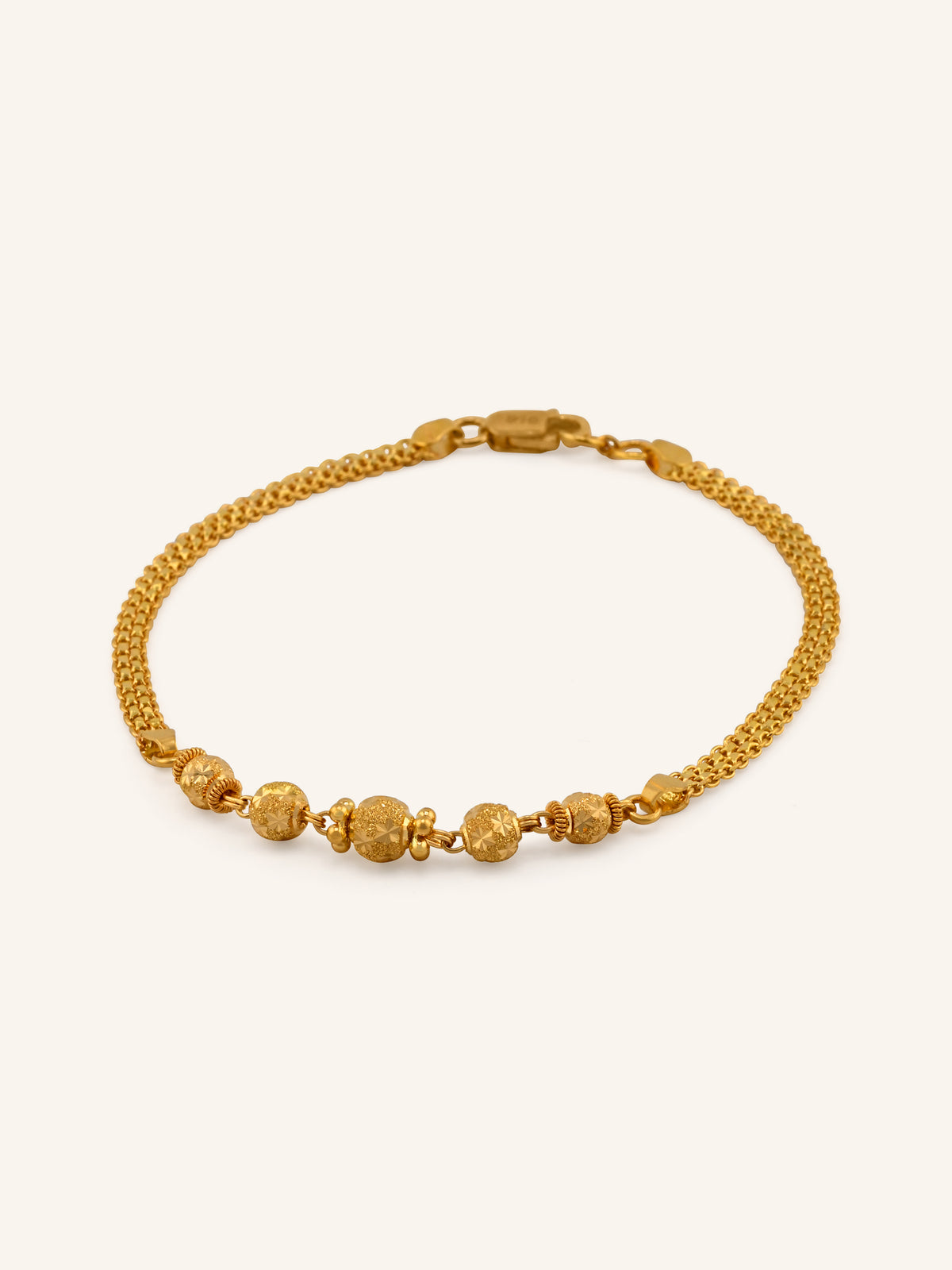 22ct Gold Ball Bracelet