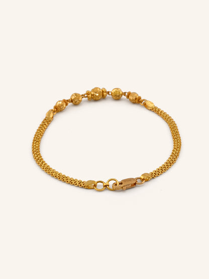 22ct Gold Ball Bracelet