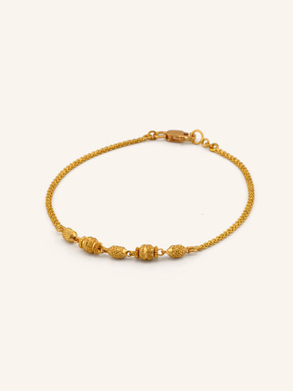 22ct Gold Ball Bracelet