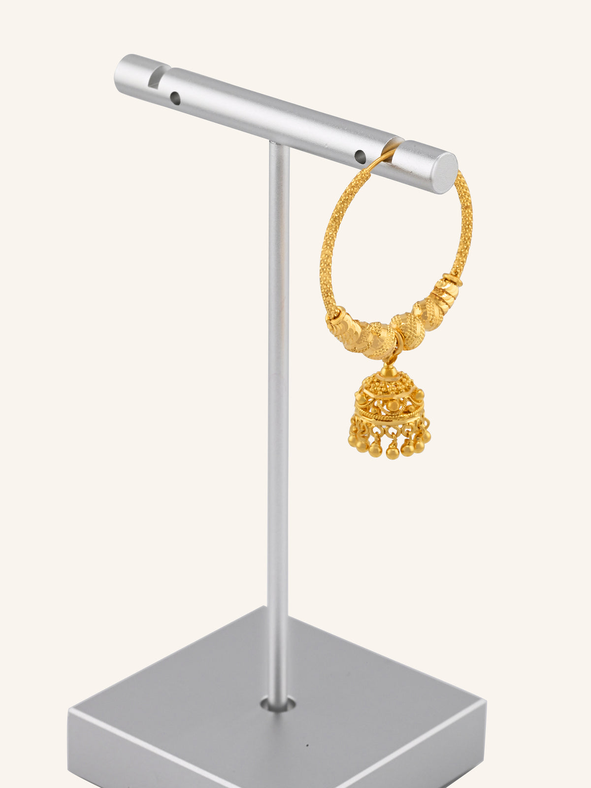 22ct Gold Ball Jhumki Bali