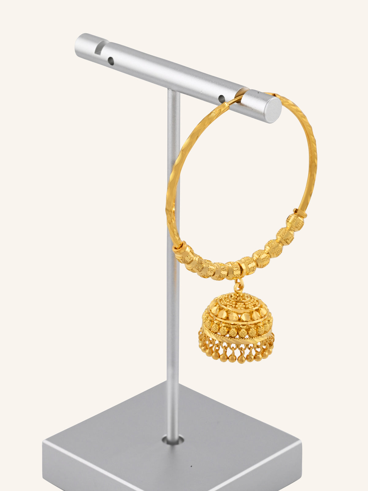 22ct Gold Ball Jhumki Bali