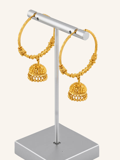 22ct Gold Jhumki Bali