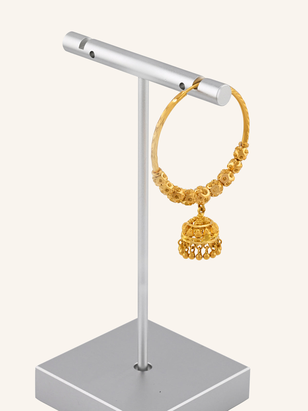22ct Gold Ball Jhumki Bali