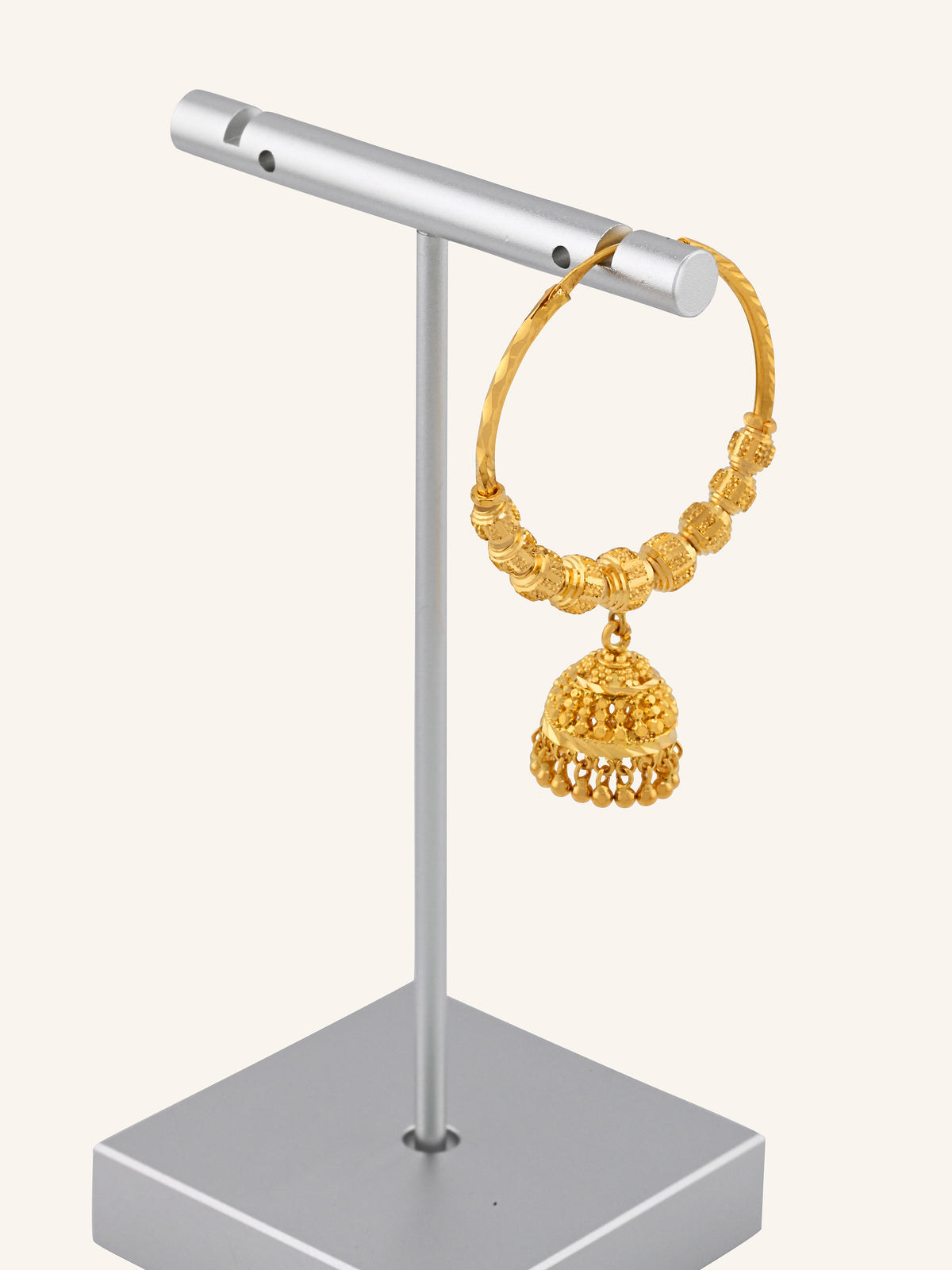 22ct Gold Ball Jhumki Bali