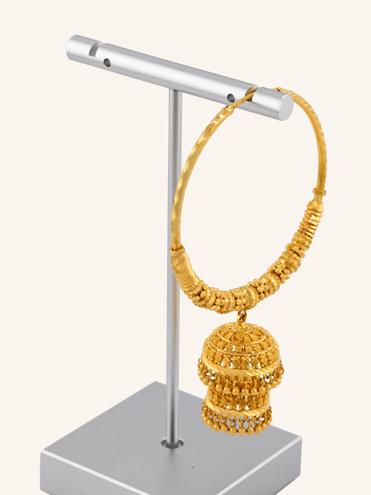 22ct Gold Two Layer Jhumki Bali