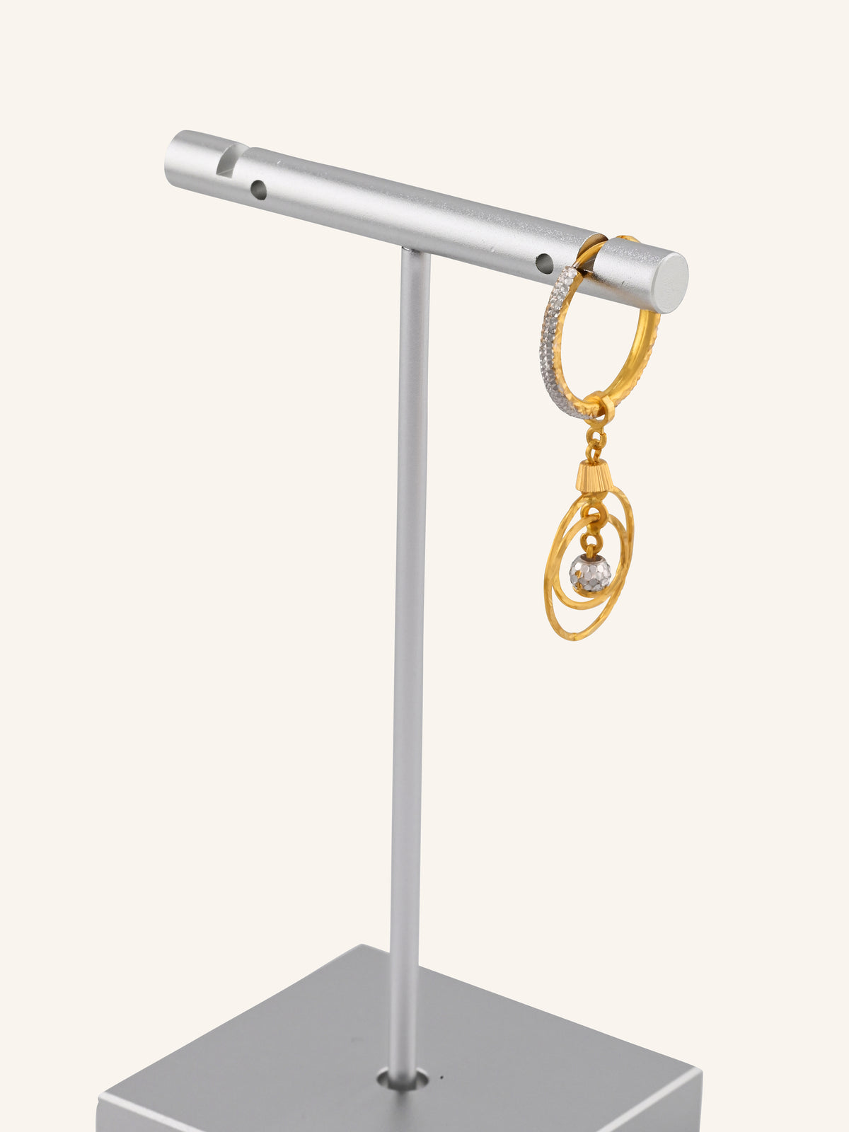 22ct Gold Two Tone Hanging Bali